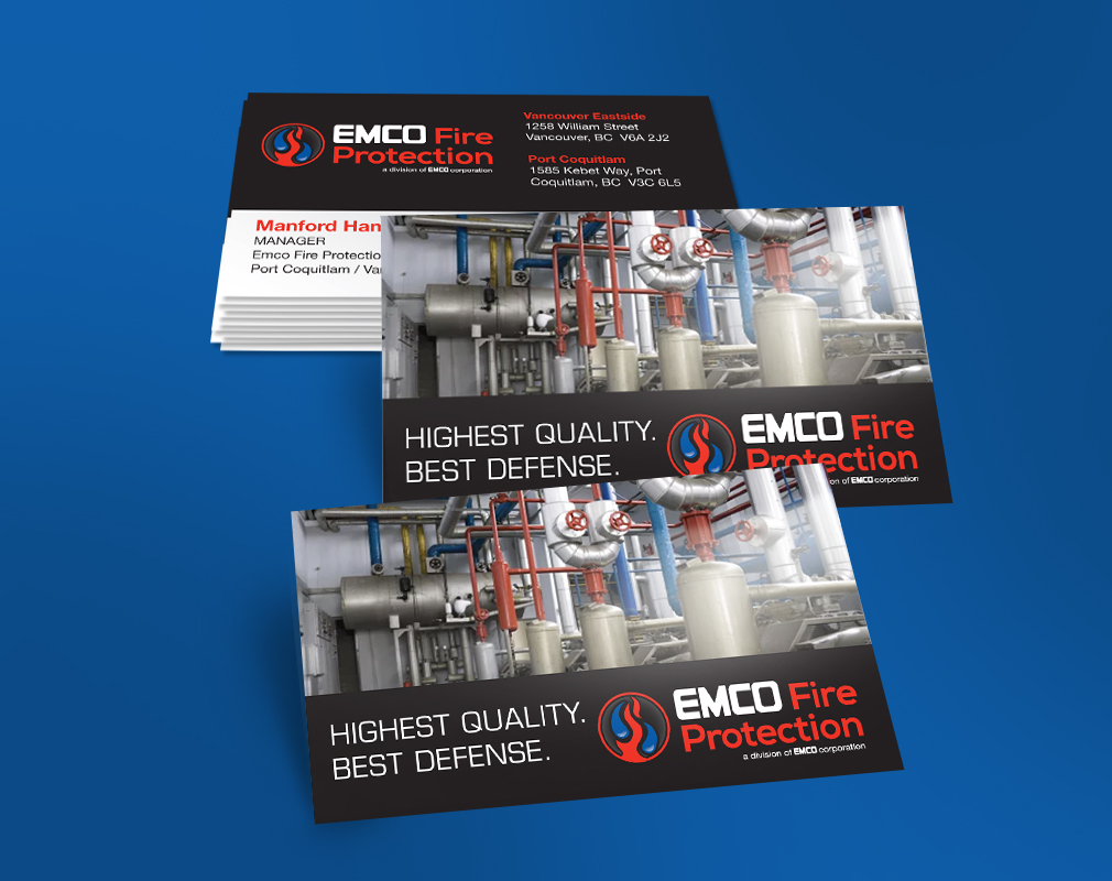 Emco Fire Protection Business Cards