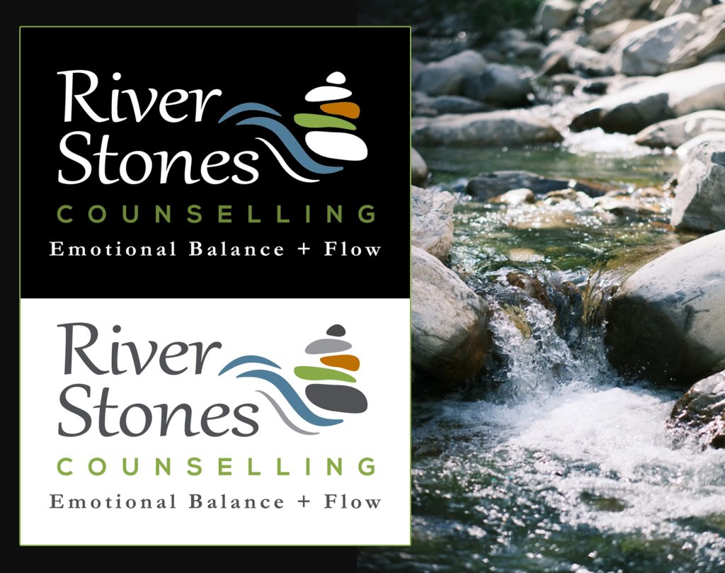 Logo designs with river / stream background